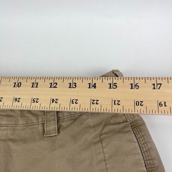 Izod Luxury Sport Chino Pants Mens 32x32 Khaki Flat Front - Picture 6 of 11